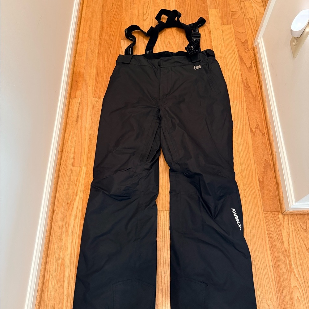 Karbon Black Men’s Ski Pants w/ Suspenders